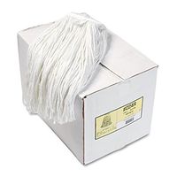 O'Dell Premium Cut-End Wet Mop Heads, Rayon, 24oz, White, 12/Carton, New