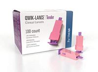 Qwik-Lance Tender, Travel Lancet, Push Button (25 Gauge/ 1.8mm)