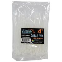 Grower's Edge Releasable Cable Ties Grower's Edge 4 in Releasable/Reusable Cable Tie 100/Pack (1 = Pack of 100)