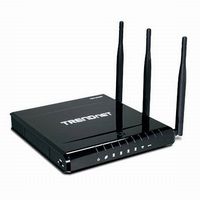 TRENDnet 300Mbps Wireless N Gigabit Router TEW-633GR (Piano Black)