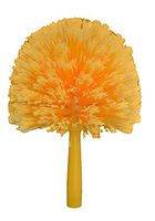 HUB City Industries 52CY 3.5" x 8" Yellow Poly Cobweb Brush with 54" Extension Handle