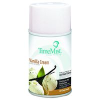 TimeMist 1042737 Metered Aerosol Fragrance Dispenser Refills, Vanilla Cream, 6.6oz (Case of 12)