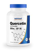 Nutricost Quercetin 880mg, 120 Capsules with Bromelain - 60 Servings, Veggie Capsules, Non-GMO & Gluten Free