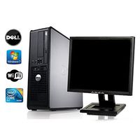 Dell OptiPlex New WiFi, Intel Core2Duo 3.0GHz, New 4GB Memory, 250GB Standard Hard Drive, Windows 10 Home,17" LCD Monitor(Brands may vary), New Keyboard and Mouse, Desktop-(Certified Reconditioned)