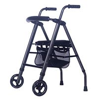 Fold Walker & Rollator and Pocket Organizer Pouch, Replacement Travel Bag, for Life Space Saver Walker,Red and Blue,400lbs Support