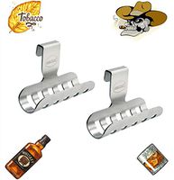Whisky Glass Cigar Holder QBOSO Portable Cigar Holder With Hollow-carved Design, Whisky Glass-Mate on the Bar Countertop,Make Your Drinking and Smoking more Enjoyable