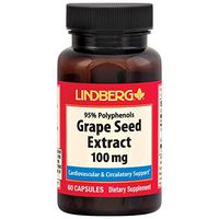 Lindberg Grape Seed Extract 100 mg 60 Capsules