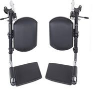 Wheelchair Elevating Legrests with Padded Calf Pads 1 Pair by Healthline Trading