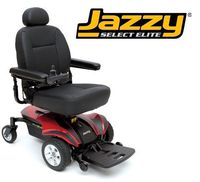Pride Mobility JSELECTE Jazzy Select Elite Electric Wheelchair - Red