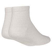 Nuvein Padded Low Cut Socks, 8-15 Mmhg Light Compression, Cushioned Ankle Length, Sensitive', White, X-large