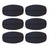 Healifty Silicone Shoulder Pads Bra Strap Pads 6Pcs (Black)