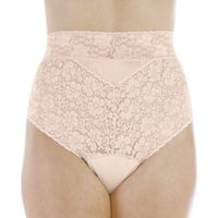 Women's Beige Lovely Lace Regular Absorbency Incontinence Panties 2X (Fits Hip 45-48") (2-Pack)