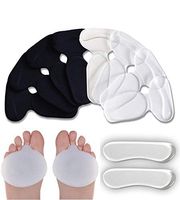 High Heel Pads, Heel Cushion Inserts, Heel Liners (12 PCS) - Unisex (Black)