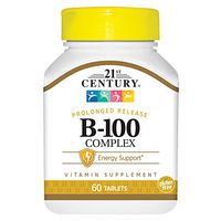21st Century B 100 Complex Prolonged Release Caplets, 60 Count
