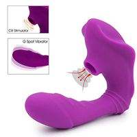Nipple Sucker Clítoris Stimulator Tongue Lick Breast Enlarge Toys Sucking Víbr?tör for Woman Couple USB Rechargeable Handsfree Clitorials Stimulation Tshirt - Relax 10 Speed
