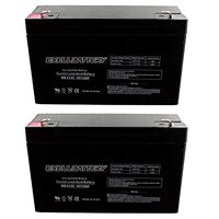 2 Pack 6V 12Ah SLA Battery Replaces Tripplite UB6120 Modified Power Wheels, WB6120F1 for UB6120, WKA6-12F, PS6100 Many Uses Smoke Detector, exit Signs, inverters, Lighting, Signage, Toys, Safety Unit