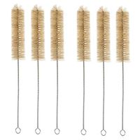 YXQ 30mm Tube Bottle Brush Nylon Wire Straw Wash 10.4 inch Long-Handle Bristle Cleaning for Lab Set Chemistry Test,6Pcs