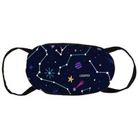 Women & Men Earloop Half Face Face Covers Face Cover Dustproof Mouth-Muffle - Cool Soft Windproof Hiking Mouth Cover for Kids Youth Boys Girls (Starry Constellation)