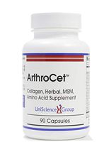 ArthroCet, Joint Support Formula, 200 mg Turmeric, Green Lipped Mussel Extract, Borage Seed Oil, Ginger Root, HAI, Feverfew, Ginger Root, White Willow Bark Extracts 90 capsules