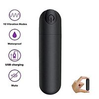 Mini Cordless Bullet Waterproof Charging Handheld 10 Vibration Mode Electric Massager, Suitable for Relaxation