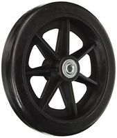 Karman Healthcare Caster with 5/16 inch Bearing, Black, 6" X 1", 1 Pound