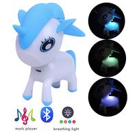Mini Unicorn Bluetooth Speaker (Portable Wireless Speaker with Dimmable RGB Color Change LED)-Musical Player for iPhone/iPad/iPod/Samsung/HTC/Tablets ...