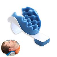 LMEIL Chiropractic Pillow Neck Support Travel Pillow Relief Neck Shoulder Pain and Muscle Relaxer Traction Device for Pain Relief Cervical Spine Alignment for Man and Women