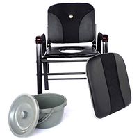 ZBYXZIGJ Toilet Chair Bedside Commode Chair, Fixed Toilet Elderly Sofa Potty Chair