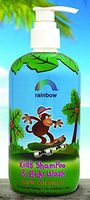 Kids Shampoo Body Wash Goin' Coconuts Rainbow Research 12 Oz Liquid by Rainbow Research