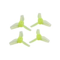 Rakonheli 31mm 3 Blade Clear Propeller (2CW+2CCW; 0.8mm Shaft) (Yellow) - Blade Inductrix/FPV