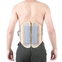 Adjustable Lumbar Brace/Lower Back Belt, Pain Relief - Breathable & Lightweight Material - Wide Support - for Back Pain, Herniated Disc, Sciatica, Scoliosis