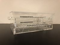 Cigar Humidor Acrylic Clear Custom Box for Cigar Storage and Display
