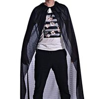 Liraly Womens Coats, Big promotion! New Fashion Adult Turtle Neck Bronzing Cloak Coat Wicca Robe Halloween Party Ghost clothes (US-6 /CN-M,Black )