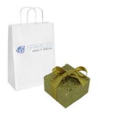 Sparkles Make It Special 10-pcs Small Ribbon Favor Candy Boxes Wedding Gift Candy Boxes Gold