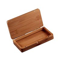 tong gu Bamboo Cigarette Case Box Lightweight 20 Thin Cigarettes Holder Portable Tobacco Box Cover Gifts