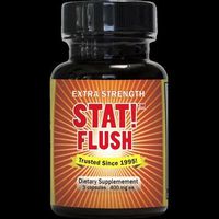 10 Pack - Stat! Flush 5 Capsules 400 Mg Each with Free Im Baked Bro and Doob Tubes Sticker