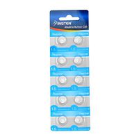 Insten AG4 (1.5V) Alkaline Batteries Coin Button Cell Watch Battery [10 pcs-Pack]