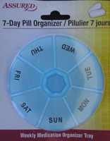 Daily Pill Organizer, Pill Box, Pill Case, Weekly Pill Organizer, Pill Container, Daily multivitamin Blue by The Pecan Man