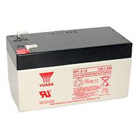 JMAC Supply 12 Volt 1.2 Ah Sealed Lead Acid Battery - F1 Terminals