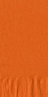 50 Plain Solid Colors Dinner Hand Towel Napkins Paper - Orange