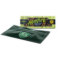 Hempire Single Wide Hemp Rolling Papers (1 Pack) with Leaf Lock Gear Smell Proof Pouch