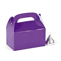 Mini Purple Treat Boxes (24PC) - Party Supplies - 24 Pieces
