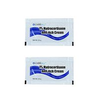 1728 Packets - Wholesale .9g Hydrocortisone Cream Packet - Bulk Case Travel Size Hygiene Toiletries