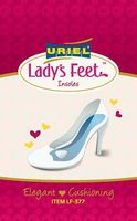 Lady's Feet Insoles for High-Heeled Shoes - Medium