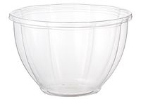 World Centric's Compostable 48 Ounce Clear PLA Salad Bowl (Package of 100)