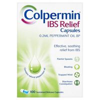 COLPERMIN IBS RELIEF CAPSULES - PEPPERMINT CAPSULES - 100 CAPS by Colpermin