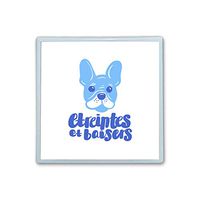 Contact Lens Box Holder Container Case Storage Eyecare Kit - France Dog