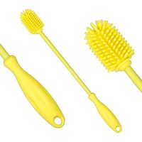 Silicone Bottle Brush - Uervoton Bottle Cleaner for your Bottles Vase and Glassware Best Water Bottle Cleaning Brush for Washing Narrow Neck Containers
