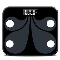 NILINLEI Digital Bathroom Weighing Scale Bluetooth Body Fat for Weight Loss Fitness Tracking Measures Weight, Body Fat, Muscle Mass, Body Age Etc, Easy Read Display