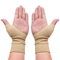 Ztl 1 Pair Therapy Gloves Gel Filled Thumb Support Wrist Brace Arthritis Compression for Men & Women